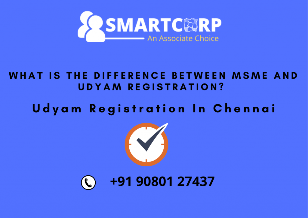 What is the difference between MSME and Udyam registration