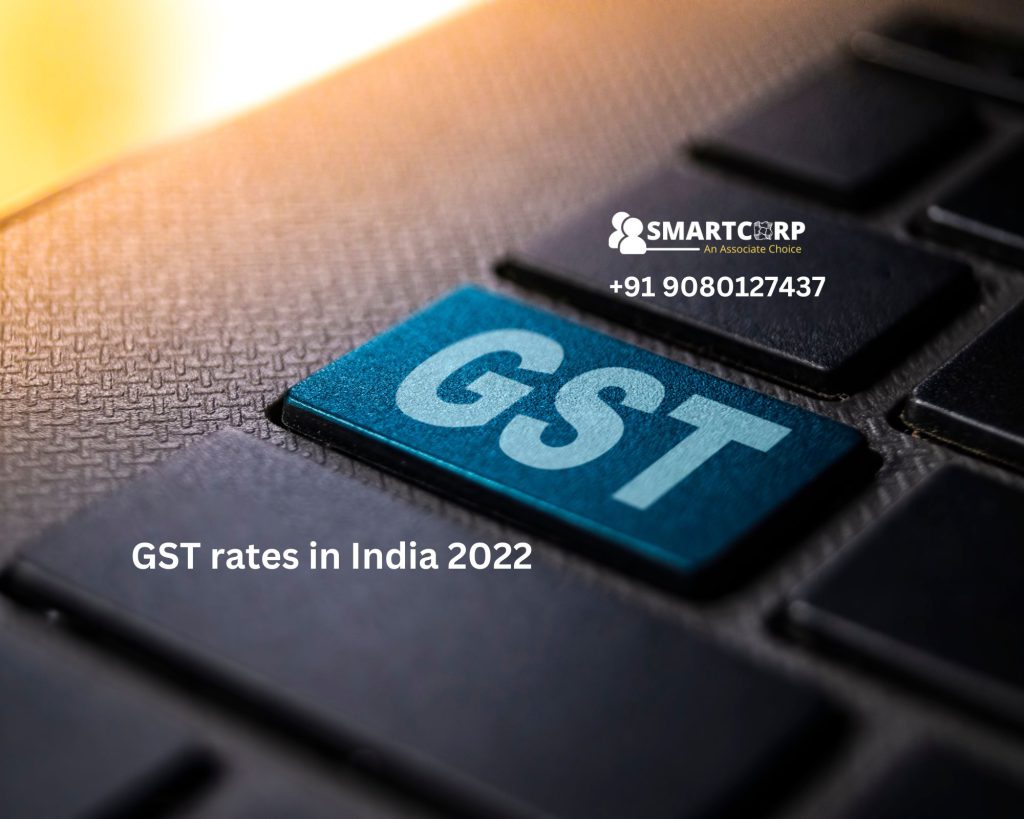 GST rates in India 2022